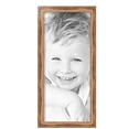 thumbnail image 2 of ArtToFrames 10" x 23" Honey Picture Frame, 10x23 inch Brown Wood Poster Frame (WOM-4085),  Pack, 2 of 8