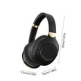 thumbnail image 3 of xjwjuw Foldable Wireless Bluetooth Headphones, Heavy Bass, Long Battery Life, Gaming Headset, Comfortable Headband, High Resolution Sound, Over Ear Earphones for Music, Work, Gym, 3 of 6