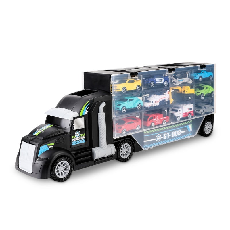 Children Kids Transport Car Carrier Truck Toy for Boys and Girls, 13