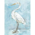 thumbnail image 2 of Wang, Melissa 15x18 White Modern Wood Framed Museum Art Print Titled - Snowy Egret I, 2 of 4