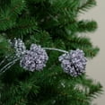 thumbnail image 3 of Northlight 32” Silver Sequin Artificial Allium Christmas Spray, 3 of 3