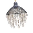 thumbnail image 4 of Acrylic Chandelier Shade, Ceiling Chandelier Lampshade with Acrylic Jewel Drops, A, 4 of 9