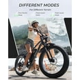 thumbnail image 2 of isinwheel M10 Plus Electric Bike for Adults 45KM/H Dual Crown Fork Mountain Ebike Removable Battery, 900W Peak Motor, 120 KM Range, 7 Speed Shift Fat Tire Electric Bicycles, 2 of 6