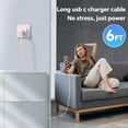 thumbnail image 7 of for iPhone USB C Charger Fast Charging, 3Pack 20W USB C Charger Block with 60W USB C to C Cable 6FT, USB C Charger Cord Compatible with iPhone 15 Plus/Pro Max/Pad Pro/Samsung S23/Android ChargerPink…, 7 of 7