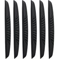 thumbnail image 1 of 6 Piece Door Edge Protectors Anti-scrub For All Car And Truck Doors (black) (3-h), 1 of 5