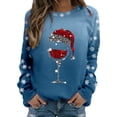 thumbnail image 1 of Chandail Ample à Manches Longues pour Femmes avec Imprimé « Merry Noël », Col Rond, Chandail en Molleton, Grande Veste pour Femmes, Coupe Ajustée, Chandail à Enfiler, Hauts, Chandails en Molleton, Chandails Décontractés à Manches Longues, Chandails d'Entraînement, Blouse Ample, 1 of 8