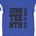thumbnail image 3 of Inktastic Juneteenth June 19, 1865 Gift Baby Boy or Baby Girl Bodysuit, 3 of 4