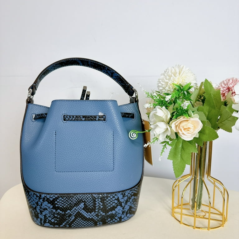 Michael Kors 35S4S6RM6U Reed Medium Leather Belted Bucket 