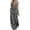 Grey, variant on Summer Two Piece Sets for Women Leopard Print Chiffon V Neck Tank Tops Wide Leg Pants Street Style Matching Set for Date