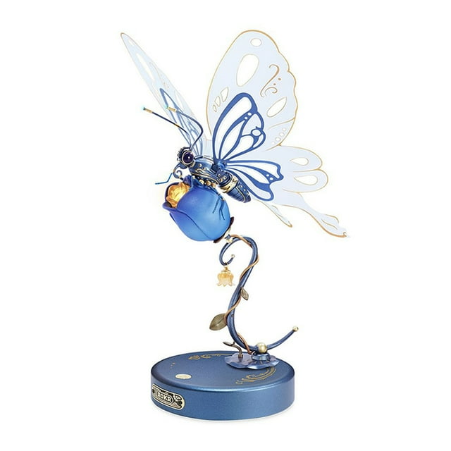 Modèle Papillon Bleu DIY 3D Puzzle ROKR MI05B
