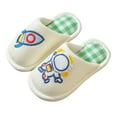 thumbnail image 5 of Hpapadks Kids Slippers Fall Winter Male Life Non Short Warm Comfortable Cute Astronaut Pattern Girl Shoes White, 5 of 5
