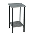 thumbnail image 1 of Table d'Appoint Aspect Ciment Gris, Support de Plante, 1 of 3