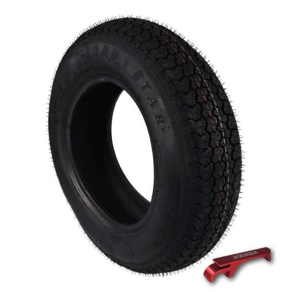 Kenda 319B2008 ST205/75D15 Load Star 6 Ply Tubeless Trailer Tire w Key Chain Bottle Opener
