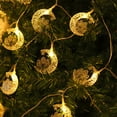 thumbnail image 6 of 5PCS LED String Lights Warm White Curtain Fairy Lights for Bedroom Wedding Party Decorations Palace 1.8m 10LED 2 Sections Long Bright, 6 of 9