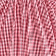 thumbnail image 4 of Staki Toddler Baby Girl Dress Memorial Day Embroidery Smocked Plaid Ruffle Dresses Summer Clothes 4th of July Outfit,4-5 Years, 4 of 6