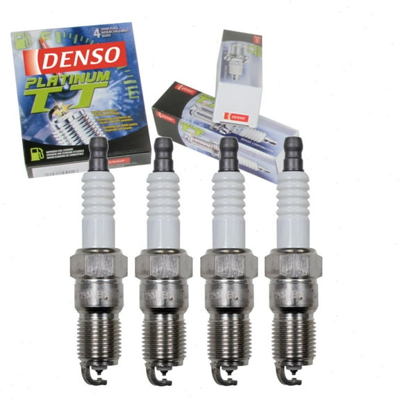 4 pc DENSO Platinum TT Spark Plugs compatible with Ford Escape 2.3L L4 2005-2008