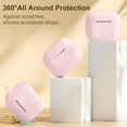thumbnail image 4 of Comvin For AirPods 4 Case Cover 2024 for Women Men, Leopard, Silicone, Pink, 4 of 6