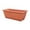 Brick Red, variant on figatia Window Box Planter ,Vegetables Growing Container, with Drainage Holes, Garden Flower Plant Pot for Outdoor Yard Balcony Patio Green