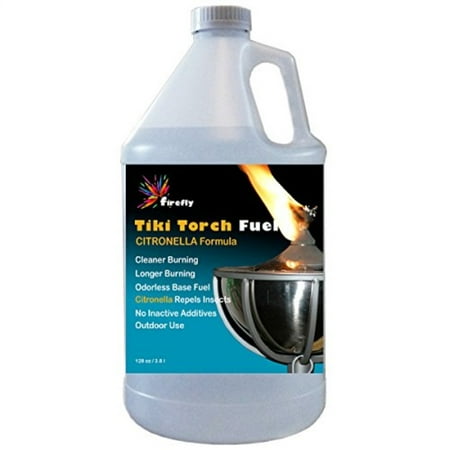 Firefly tf-128-c Citronella Tiki Torch Fuel - 1 Gallon - Odorless Oil - More Economical