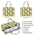 thumbnail image 2 of Large Capacity Tote Bag,Dachshund Footprint Handbag Fashion Luxury Tote Bag,15.7"x13"x 5.1" Inches,Laptop Compatible, 2 of 6