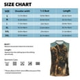 thumbnail image 5 of Goofa desert Man Shepherd Dog Printed Men's Sleeveless T-Shirt - Athletic Gym Workout Tank Top for Men - Moisture-Wicking, UPF 30+ Quick-Dry Muscle Tee-Small, 5 of 8