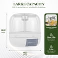 thumbnail image 5 of YIYIBYUS 360° Rotating Grain Dispenser 6-Grid Rice Storage Box Dry Grain Sealed Container Tank Dried Food Dispensers for Grains, Rice, Beans, Coffee Beans, 5 of 11