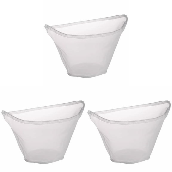 Bowl-Shaped Nylon Nut Milk Bag Set, 3 Sizes Reusable Fine Mesh Strainer Bags, for Almond Milk Cheese Making and Juicing, Stands Upright, Multipurpose Cheesecloth Alternative