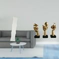 thumbnail image 2 of Lámpara De Pie Con Pantalla Y Estatuas Abstractas De Resina De Pensadores Para Decorar Mesas, Estanterías De Oficina Y El Hogar., 2 of 8