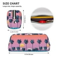 thumbnail image 3 of Uemuo Beach with Palm Trees Printed Leather Pencil Case, Pencil Pouch, Portable Pencil Bag, Pen Case for& Office, 3 of 7