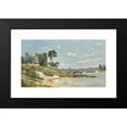 thumbnail image 2 of Maurice Levis 18x12 Black Modern Framed Museum Art Print Titled - A River Landscape, 2 of 5