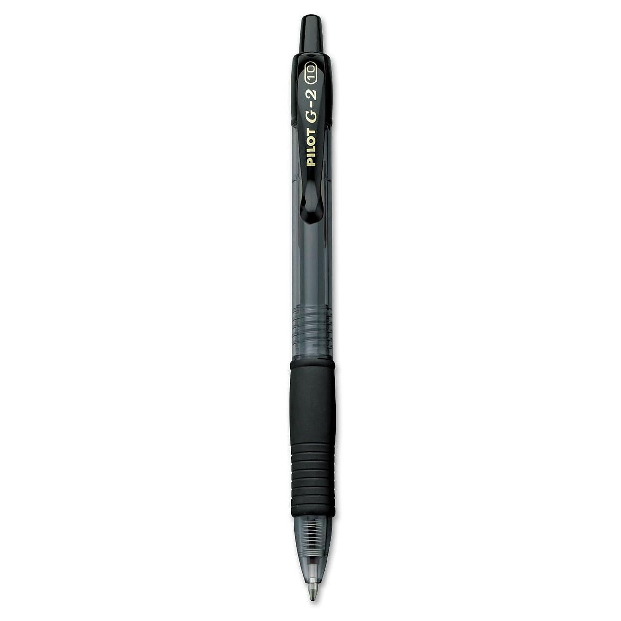 Bold, 12 ct. Pilot G2 Retractable Premium Gel Ink Pens Black