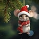 thumbnail image 5 of Adornos Navideños para Ratones, Árboles de Navidad, Decoración Del Hogar, Adornos para El Coche, Regalos de Navidad., 5 of 5