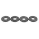 thumbnail image 4 of Arandelas espaciadoras de nailon negro chapadas M4 x 10 mm x 1 mm, 100 unidades., 4 of 4