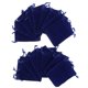 thumbnail image 5 of Bolsa de joyería Macarena 20 piezas Terciopelo 5 colores Sólidos Azul real, 5 of 8