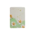 thumbnail image 1 of Ofertas Únicas 1 Pc Espejo de Maquillaje Rectangular Dibujado a Mano para Viajes Vacacionales Verde Metal PU Vidrio, 1 of 1