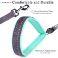 thumbnail image 2 of Correa para perro VIVAGLORY Traffic Handle acolchada, suave y reflectante, color gris, 2 of 6