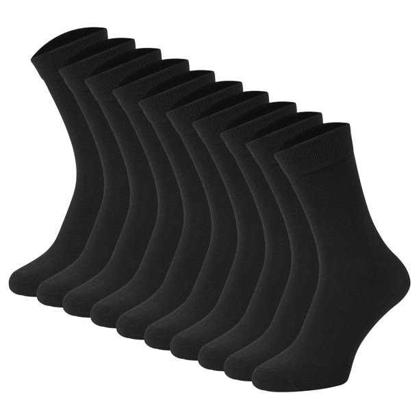 JACK&JONES Calcetines de tenis para niños, lote de 10 - JACBASIC LOGO TENNISSOCK, mezcla de algodón, logotipo Negro 38-43