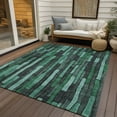 thumbnail image 6 of Addison Rugs Chantille Indoor/Outdoor Transitional Stripes Sage Washable Rectangle Rug, 10' x 14', 6 of 6
