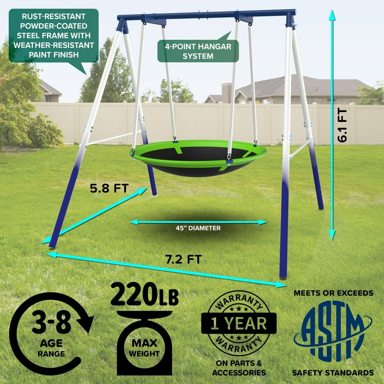 ｋ*カ様 【超希少】 USA製Swingster Los Angeles Sportspower Deluxe Saucer Swing, 45