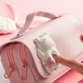 thumbnail image 4 of POINTERTECK Cute Cat Large Capacity Stress Relieving Pencil Case Big Pencil Box Portable Bag, 4 of 4