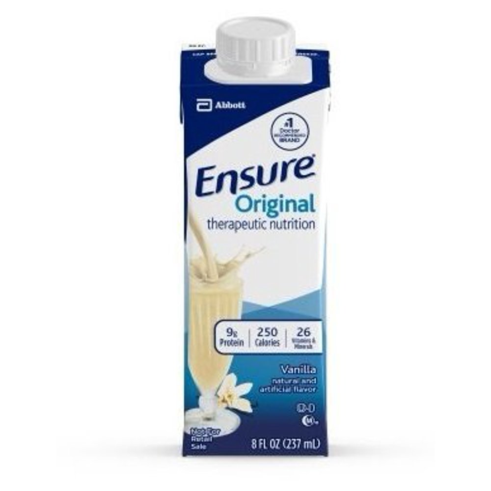 Ensure Vanilla Flavor 8 oz. Carton Ready to Use, 64931 EACH Walmart
