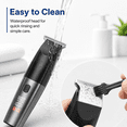 thumbnail image 5 of Wundmed Hair Clippers for Men, Cordless Clippers for Hair Cutting with LED Display and6 Limiting Combs, Black, 5 of 8