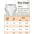 thumbnail image 6 of Ausing Womens Brief Panties Oil Glossy Underwear High Waisted Smooth Shiny High Cut Underpants Seamless Stretch Comfort Soft Rave Bottom White S, 6 of 6