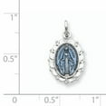 thumbnail image 3 of Sterling Silver Rhodium-plated Miraculous Medal, 3 of 3