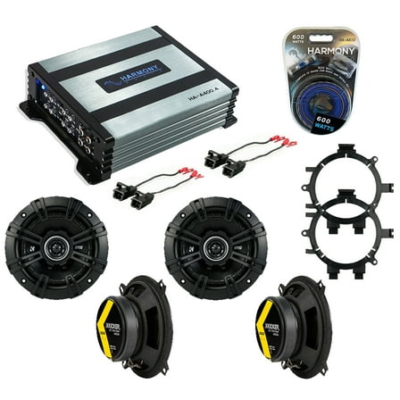 Kicker Chevy Silverado 07-13 43DSC504 5.25" 35W , 800W Amp & 600W Amp Kit
