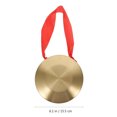 thumbnail image 4 of 1 Set Traditional Percussion Instrument Chinese Gong Hand Gong with Hammer (Golden), 4 of 5