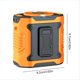 thumbnail image 4 of Ventilador de Cintura Recargable con Cinturón Portátil, 5000 MAh, para Camisa, Cuello, Manos , Color Naranja Lava., 4 of 5