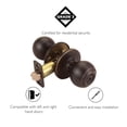thumbnail image 6 of Ball Keyed Entry Door Knob, Oil Rubbed Bronze Finish, ANSI Grade-3, Left or Right Hand, 6 of 15