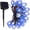 Blue, variant on Pineapple String Lights, Solar Metal Pineapple String Fairy Lights Solar Garden String Lights for Party Christmas Birthday Decorations