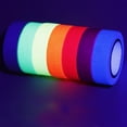 thumbnail image 2 of Fluorescent Cotton Tape for Stage DIY Decoration 6 Pieces 5.1x5.1x9.2cm Non Reflective Easy to Rip Bright Colorful, 2 of 8
